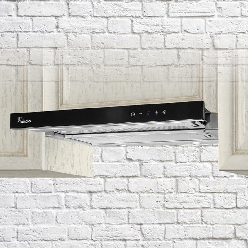 EAN 5901676467232 - Akpo WK7LIGHTGLASSTOUCH60CZ campana Semintegrada (extraíble) Negro 220 m³/h imagen 2