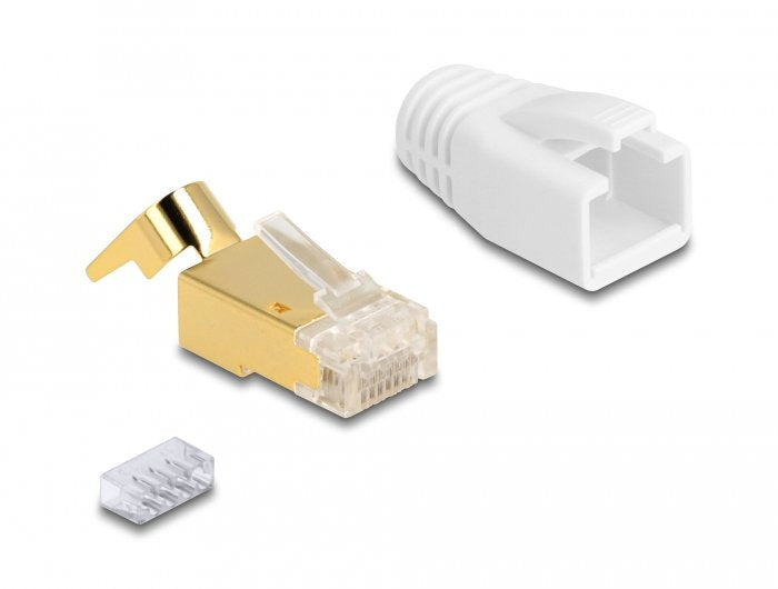 Delock 67018 Conector Modular Rj45 Con Fundas De Protección Cat.7 - 25 Uds
