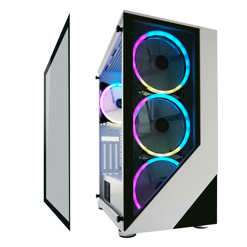 EAN 4260070129650 - LC-Power Gaming 803W Midi Tower Negro, Blanco imagen 4