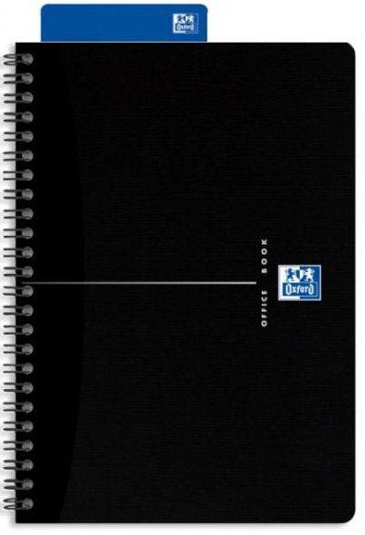 Oxford 100102565 Cuaderno Y Block A5 Negro, Azul