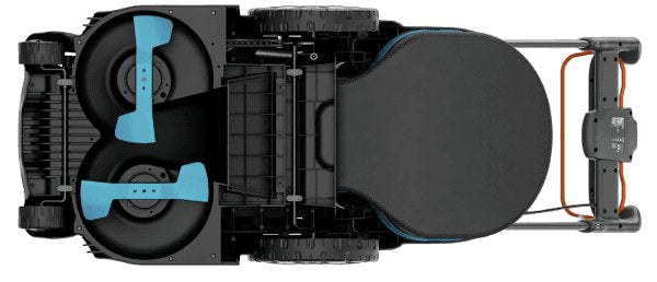 Cortacésped Inalámbrico Gardena Powermax Duo 46/36v P4a Solo, 36volt 2x18v Negro/Gris, Sin Batería Ni Cargador, Power For All Alliance 14646-55