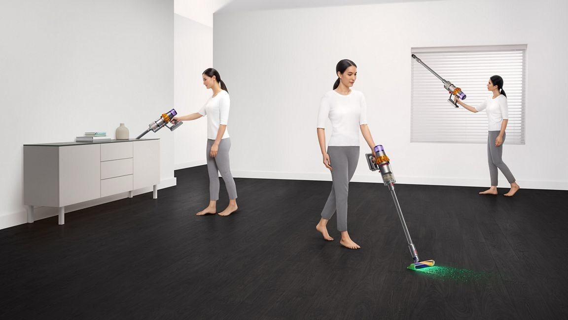 EAN 5025155081761 - Dyson V15 Detect Absolute Aspiradora escoba 2 en 1 Batería Secar HEPA Sin bolsa Oro imagen 2
