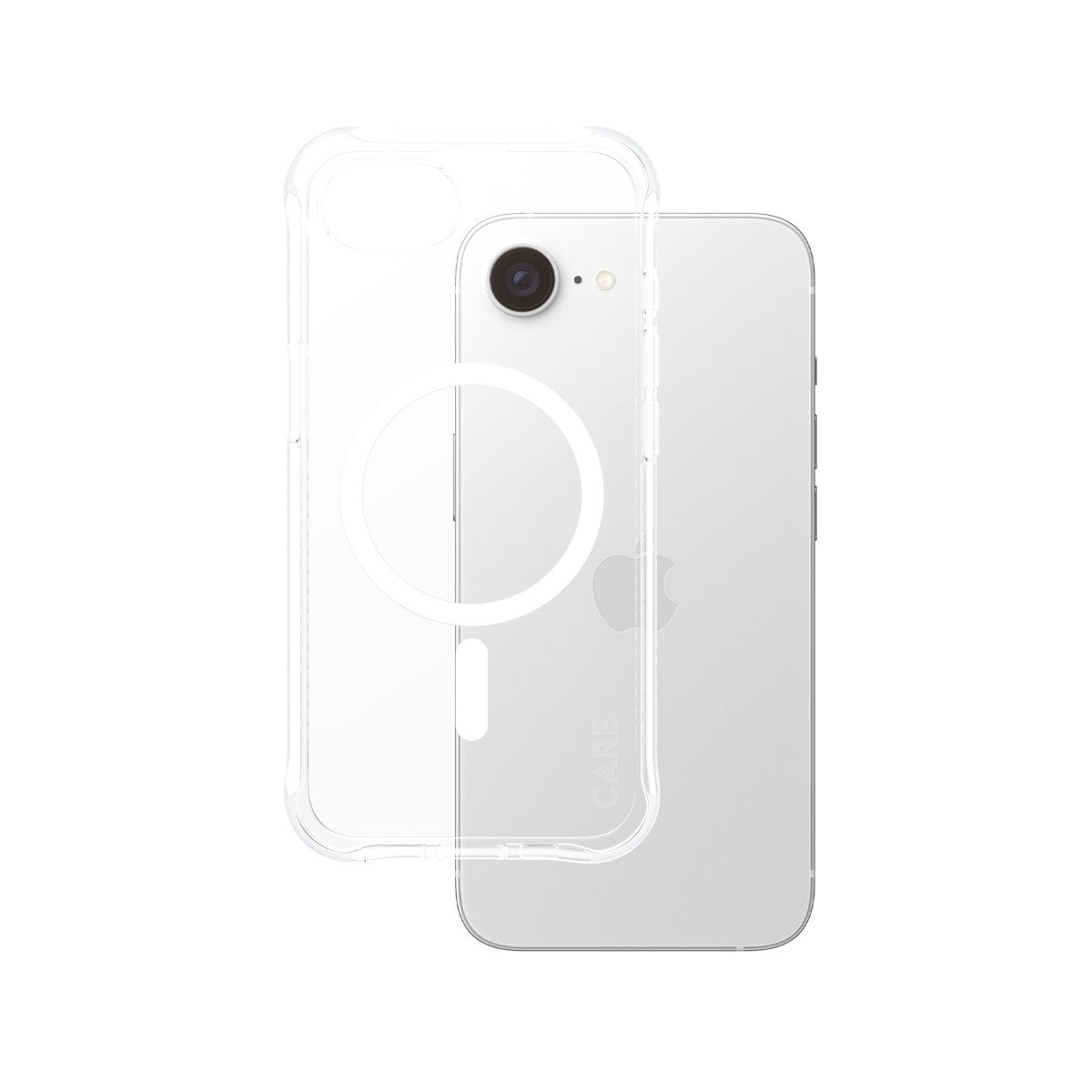 EAN 5715685021008 - PanzerGlass CARE™ by ® Samba Case Transparent w. White Qi Compatible iPhone 17e | 16e funda para teléfono imagen 1
