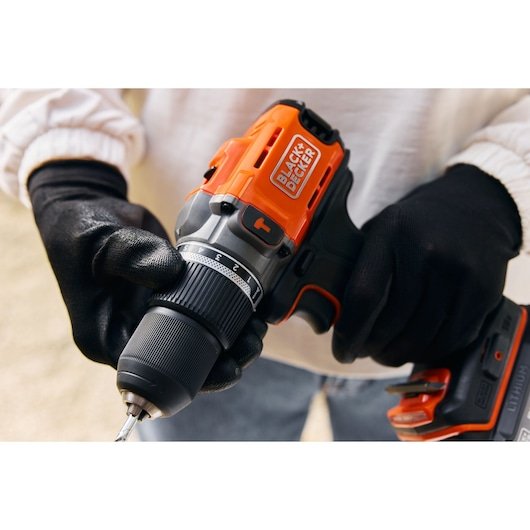 Taladro Black & Decker Bcd383d1xc-Qw Naranja