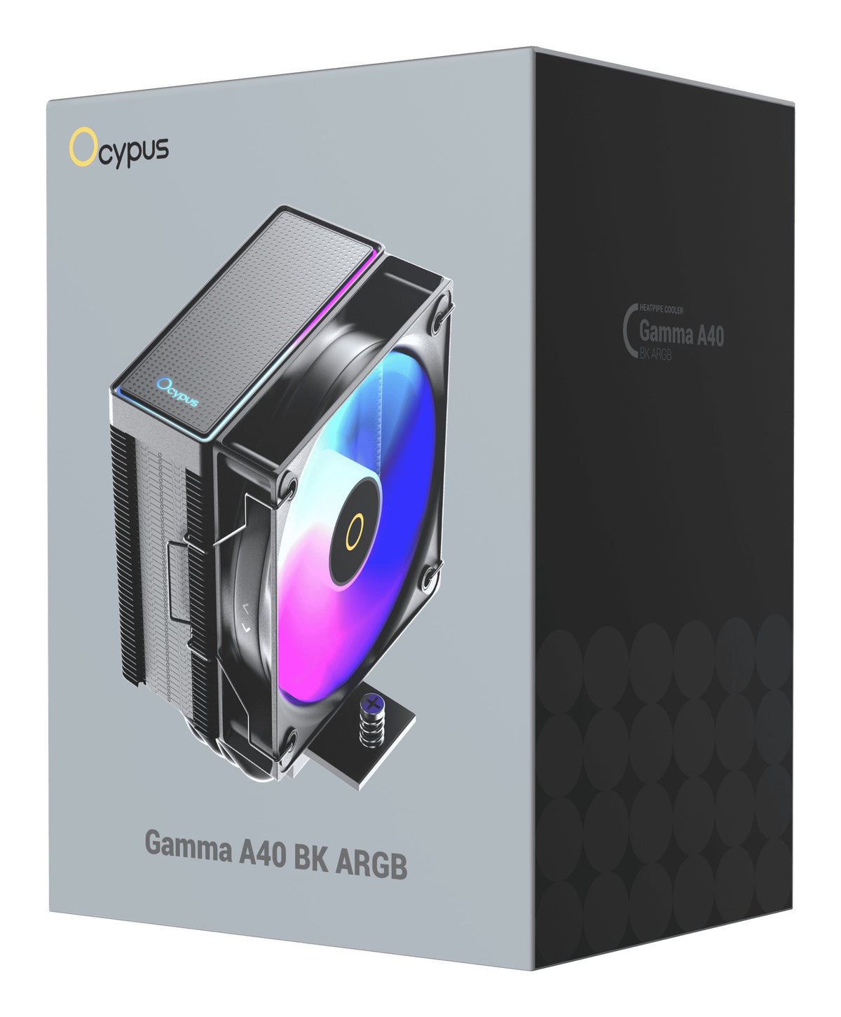 Ocypus Gamma A40 Argb (Negro, 100 Mm) Gamma-A40-Bk1aawn00x-Gl