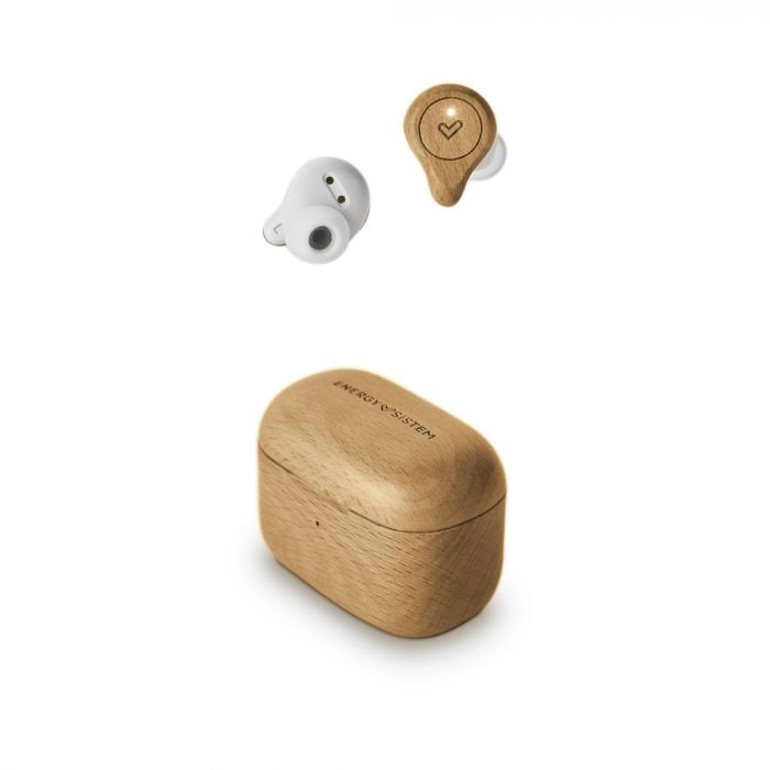 Earphone Bluetooth Energy Sistem Eco Wood True Wireless Bt 5.1 Easy Conec , Caja De Carga,