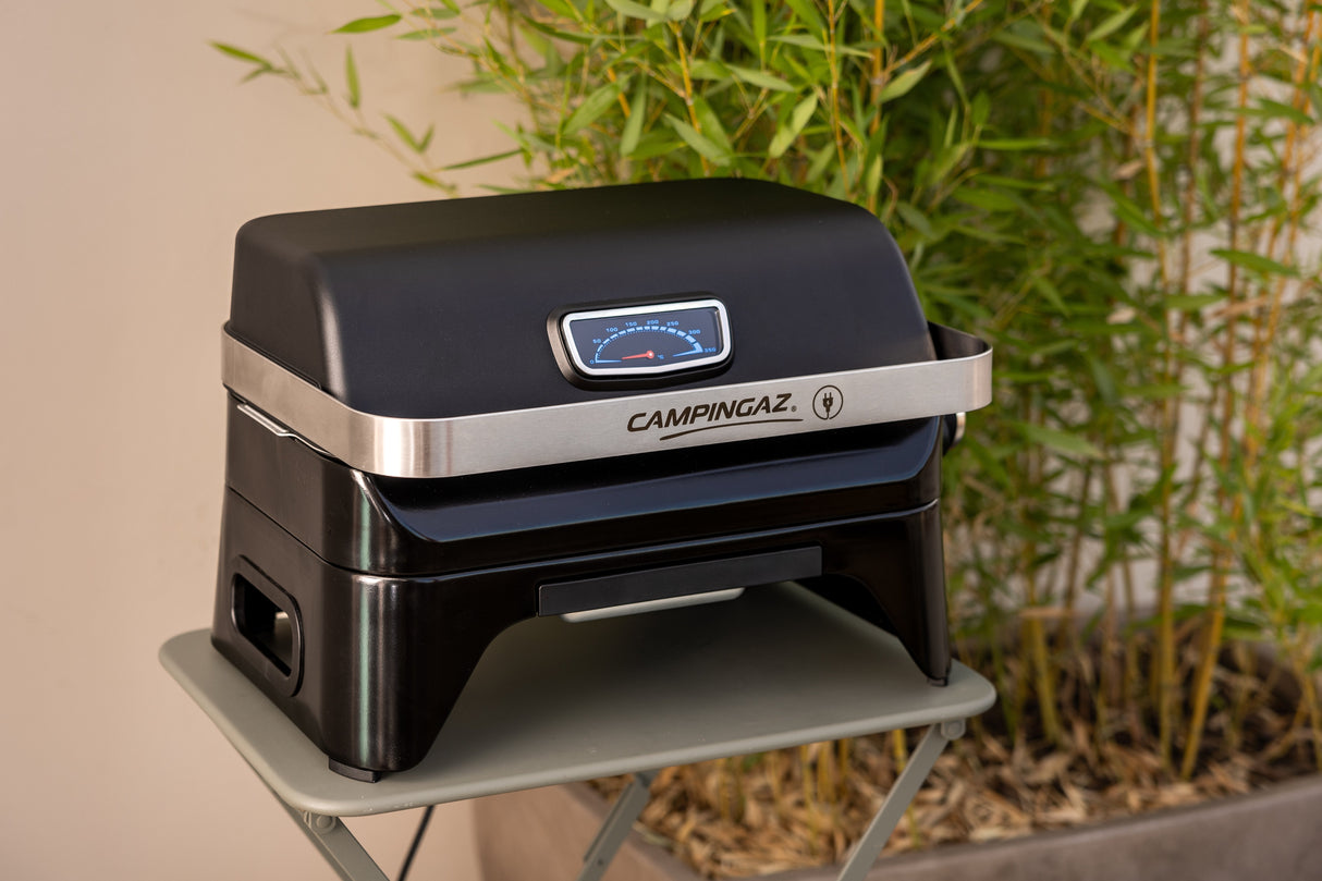 Parrilla Eléctrica Campingaz Attitude 2go Eléctrica Negra/Plateada, 2.000 Vatios, Modelo 2024 2177560
