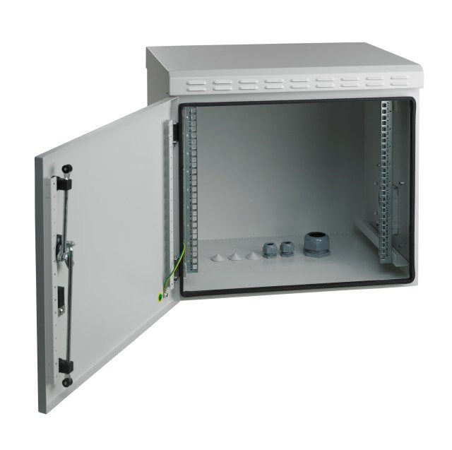 Efb 19" Wandgehäuse Ip55, 12he, Stahltr, Tiefe 450 Mm, Ral7035
