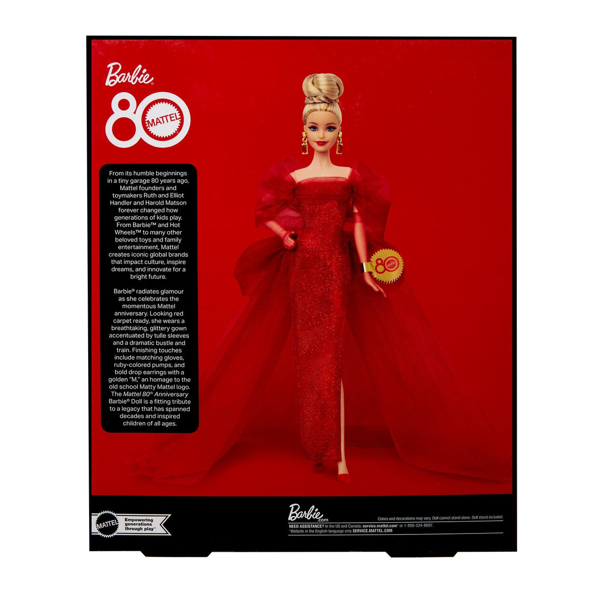 Mattel Barbie Signature Sammelpuppe Zum 80. Jubiläum Von Mattel - Blond Jbj17