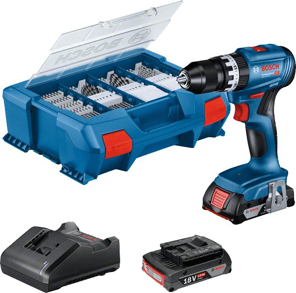 EAN 4059952635705 - Bosch GSB 18V-45 1900 RPM Negro, Azul imagen 1