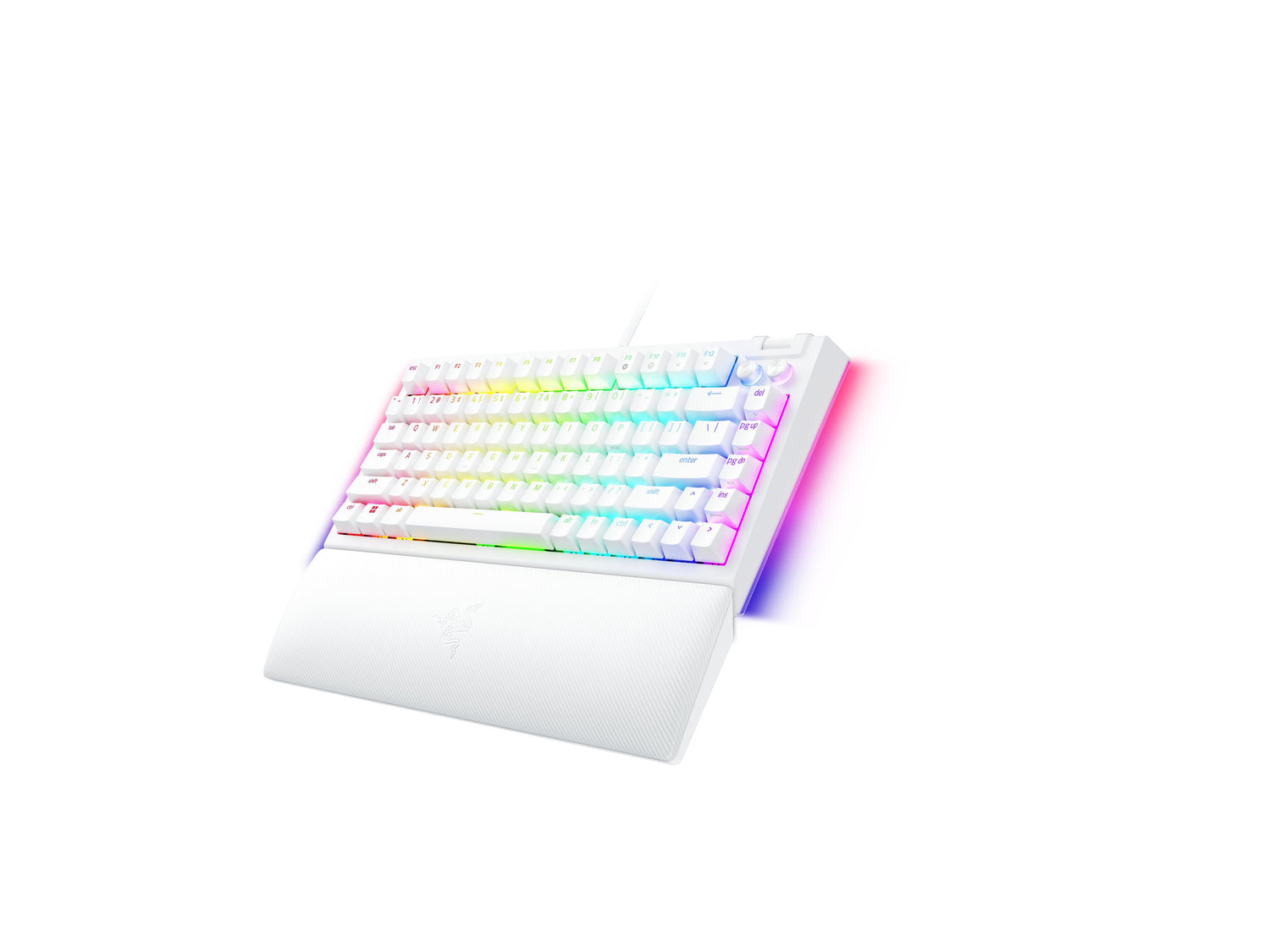 Teclado Razer Blackwidow V4 75% Blanco (Usa) (Rz03-05001700-R3m1)