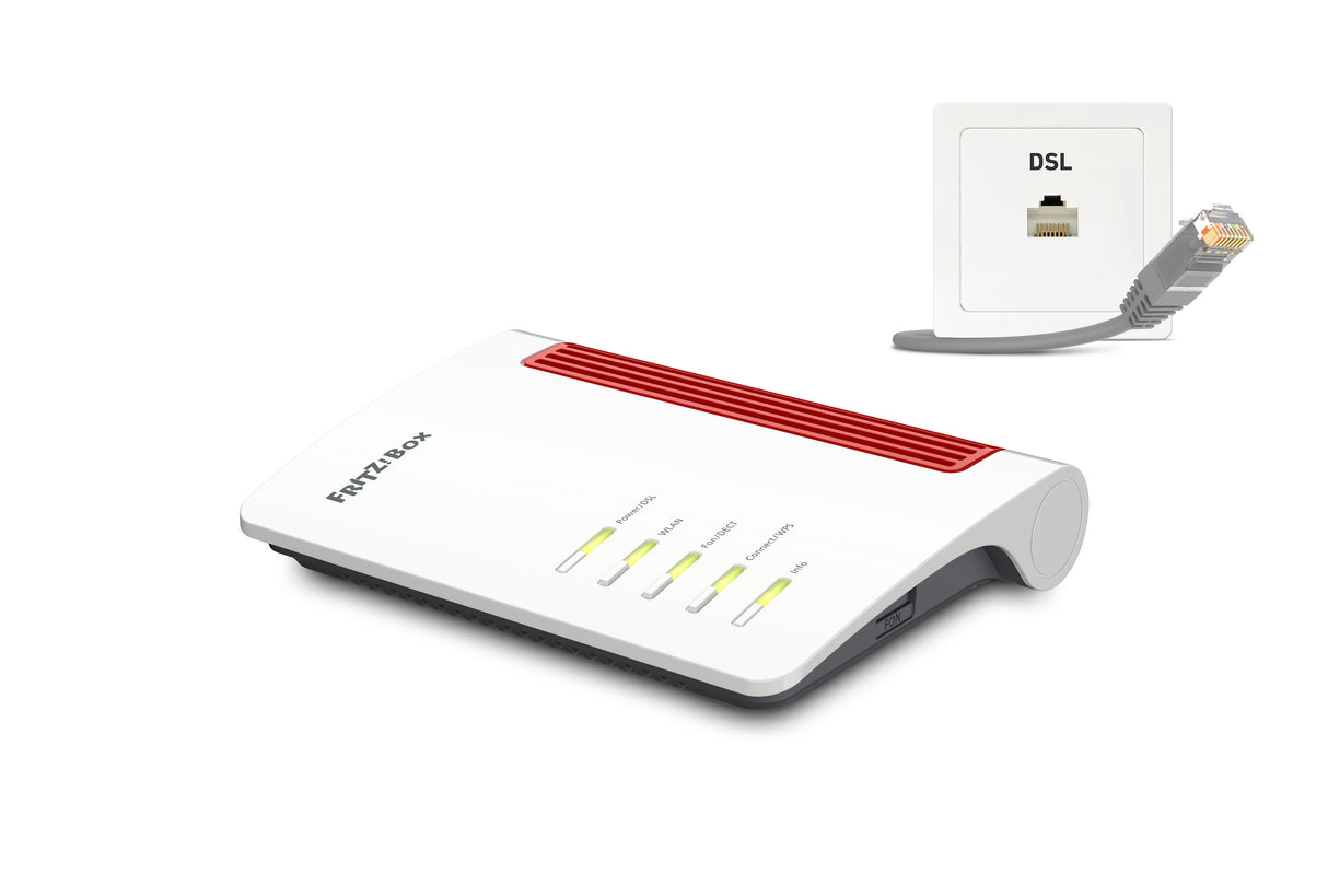 EAN 4023125029448 - Box FRITZ! 7530 AX router inalámbrico Gigabit Ethernet Doble banda (2,4 GHz / 5 GHz) Blanco imagen 1