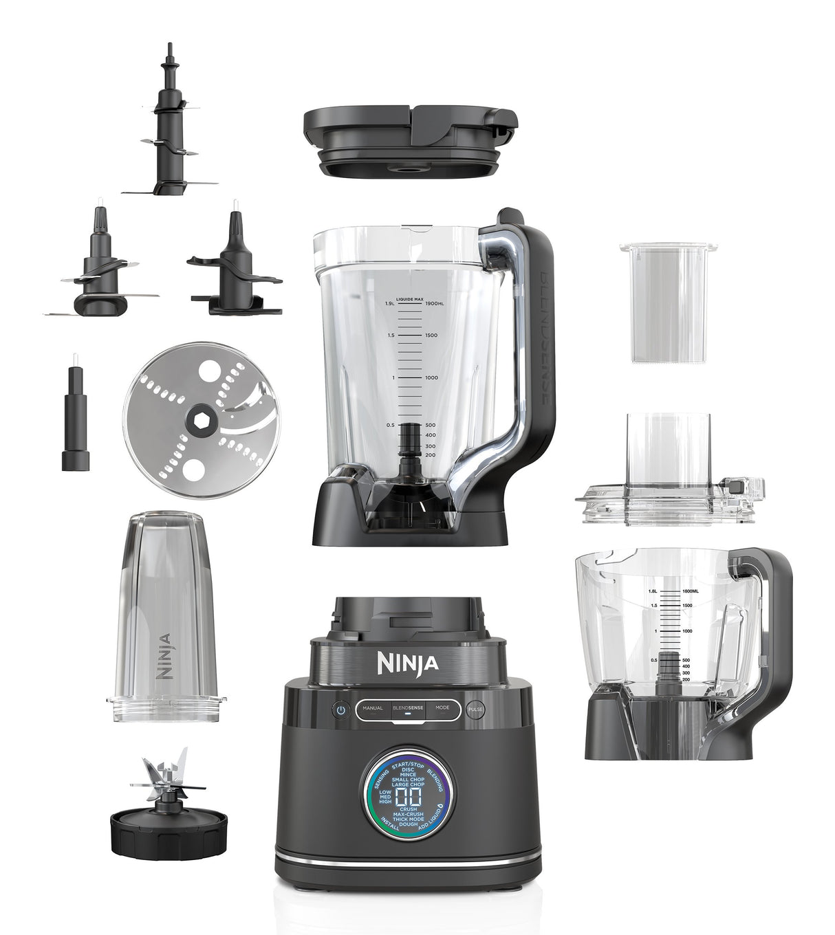 EAN 0622356294607 - Ninja Detect Power Mixer & Processor Pro 2,1 L Batidora de vaso 1200 W Negro imagen 5