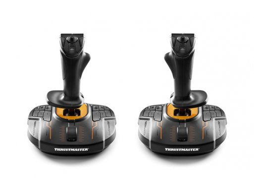 Thrustmaster T.16000m Fcs Space Sim Duo Palanca De Mando Pc Negro, Naranja