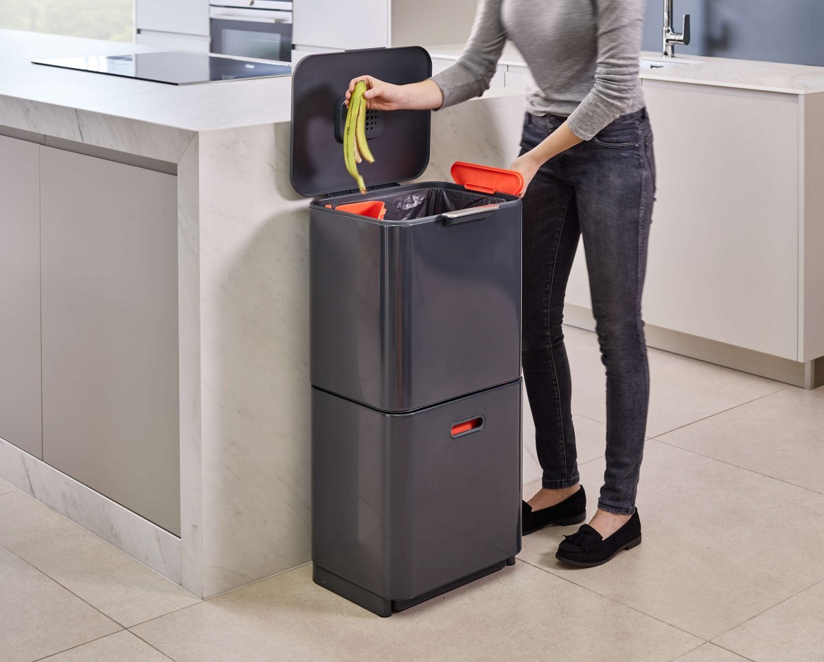 Joseph Joseph Totem Max 60 L 2 Cesta(S) Grafito, Naranja