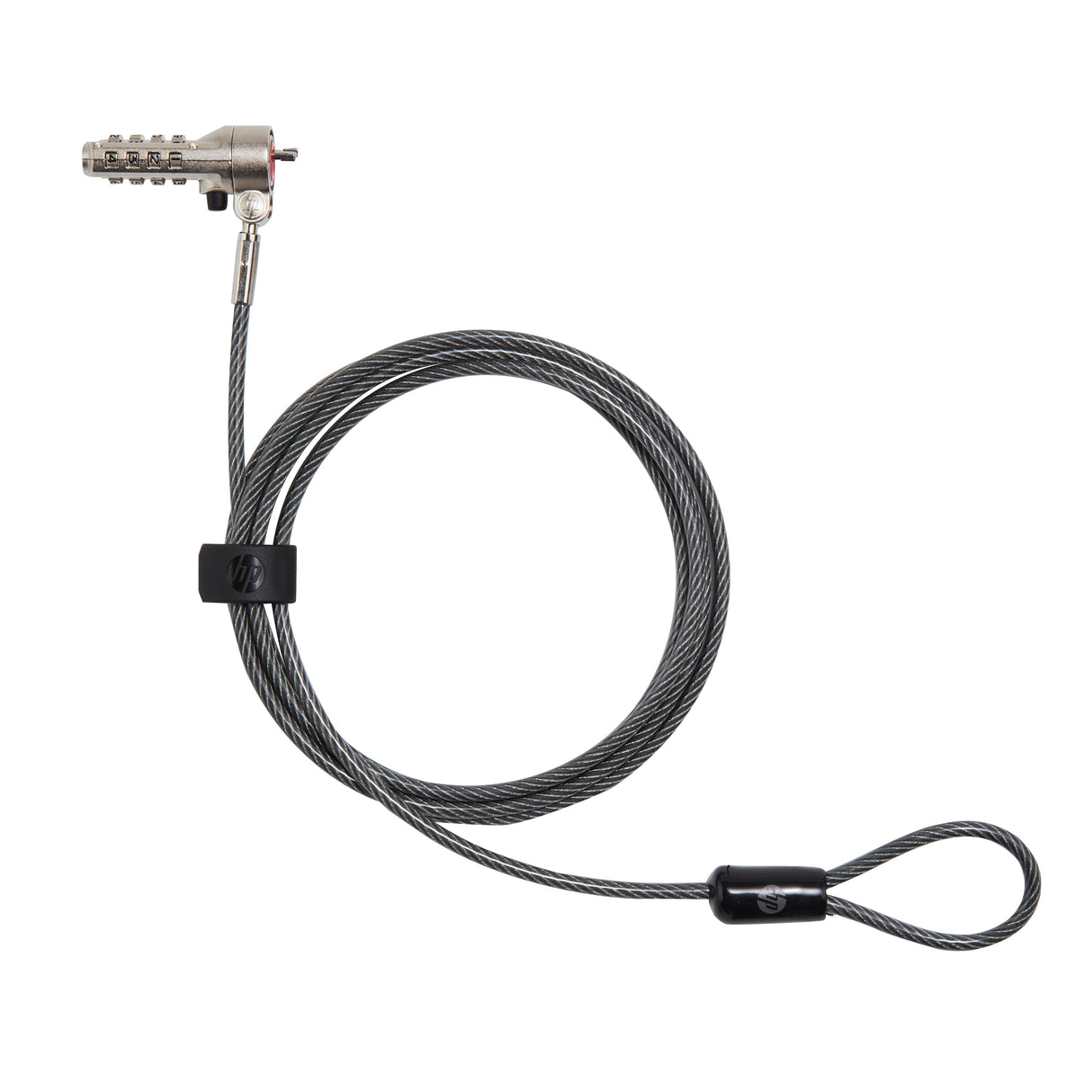 EAN 0196337975859 - HP Essential Nano Combination Cable Lock cable antirrobo Acero inoxidable 1,83 m imagen 1