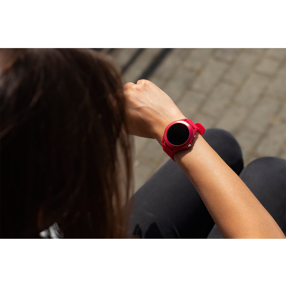 Smartwatch Forever Colorum Cw-300 Notificaciones Frecuencia Cardíaca Magenta