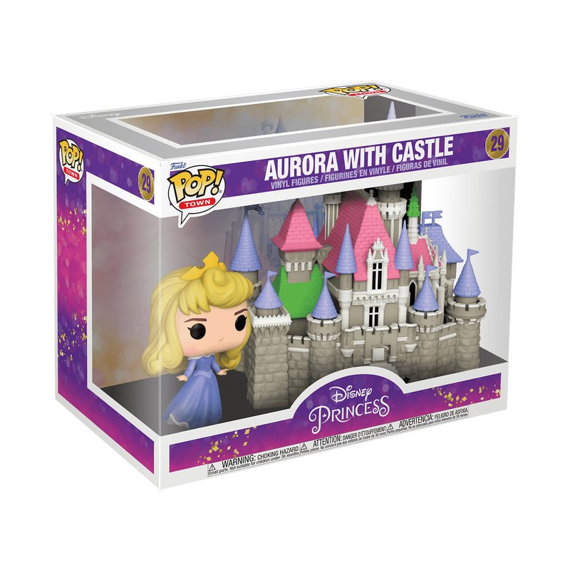 Funko Pop Town Disney Ultimate Princess Princesa Aurora Con Castillo 56353