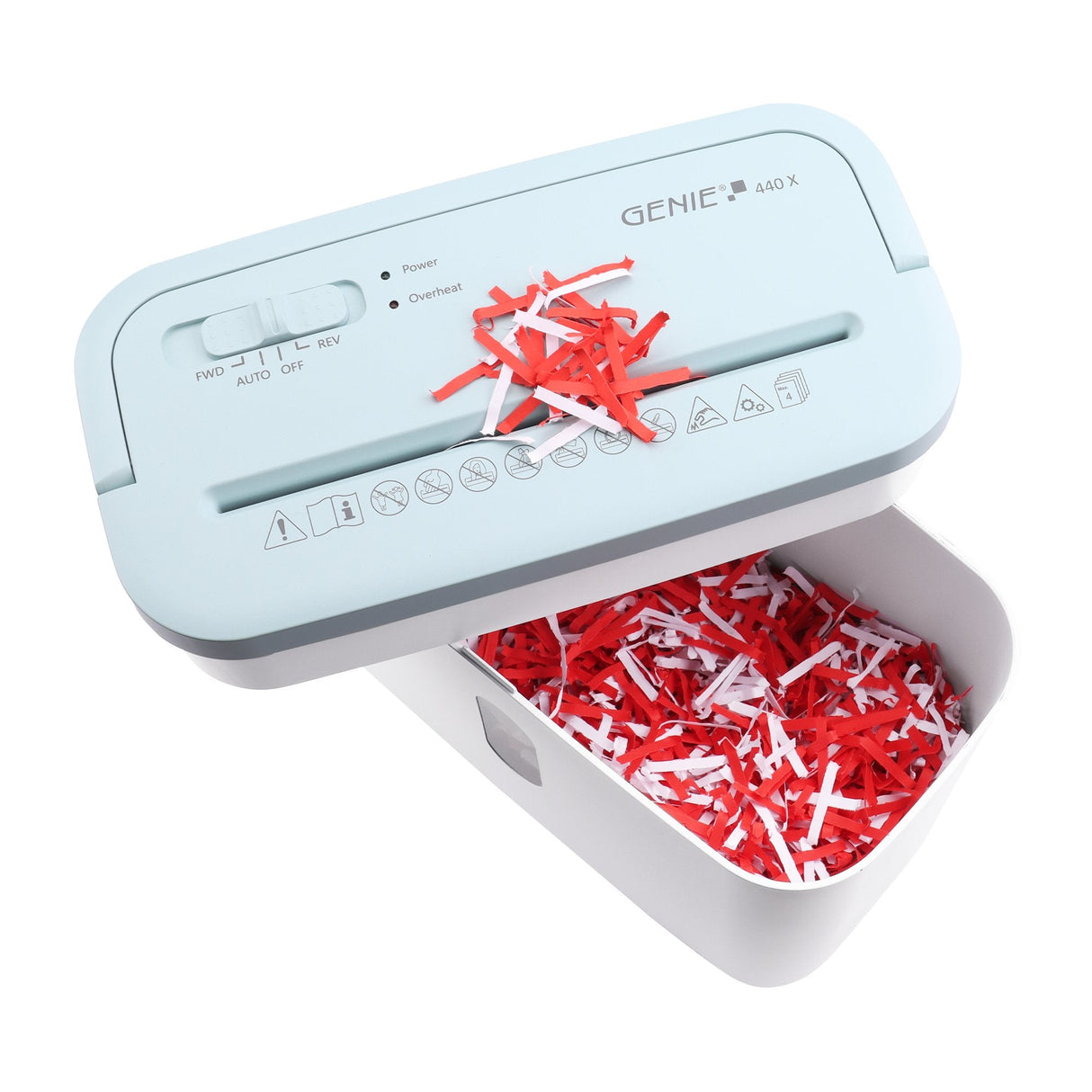 Genie Aktenvernichter 440 X Bl Blanco-Azul