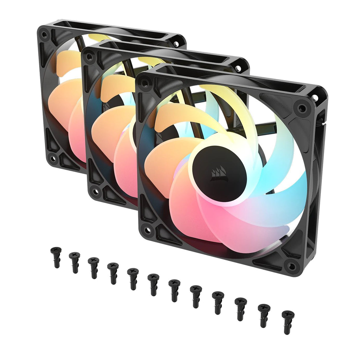 EAN 840440494652 - Corsair RS120-R ARGB Carcasa del ordenador Ventilador 12 cm Negro 3 pieza(s) imagen 3