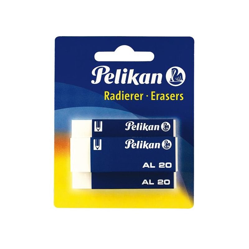 Pelikan Radiergummi Al 20 3 Ud. Blanco