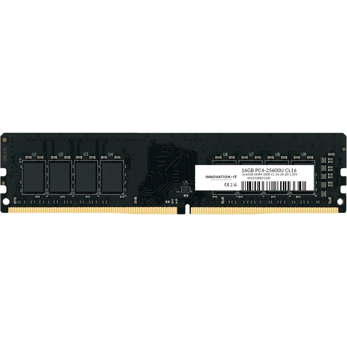 EAN 4251538811330 - Innovation IT 3200 16GB CL16-20-20 1.35V LD 8-Chip módulo de memoria 1 x 16 GB DDR4 288-pin DIMM imagen 1
