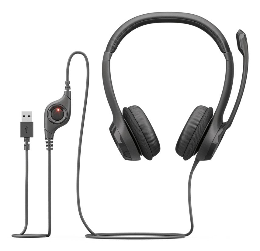Auriculares Logitech H390 Usb Alámbrico Usb Tipo A Negro