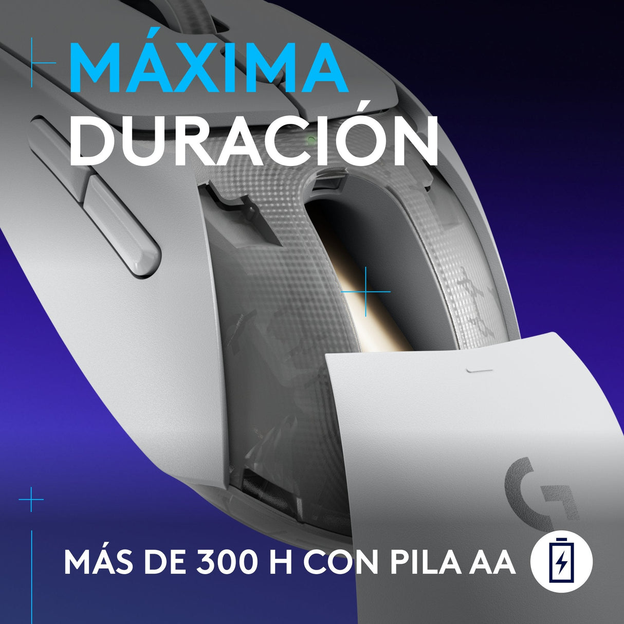 Ratón Inalámbrico Logitech G G309 Gaming Óptico 6 Botones Bluetooth 2.4 Ghz Logitech Lightspeed Blanco