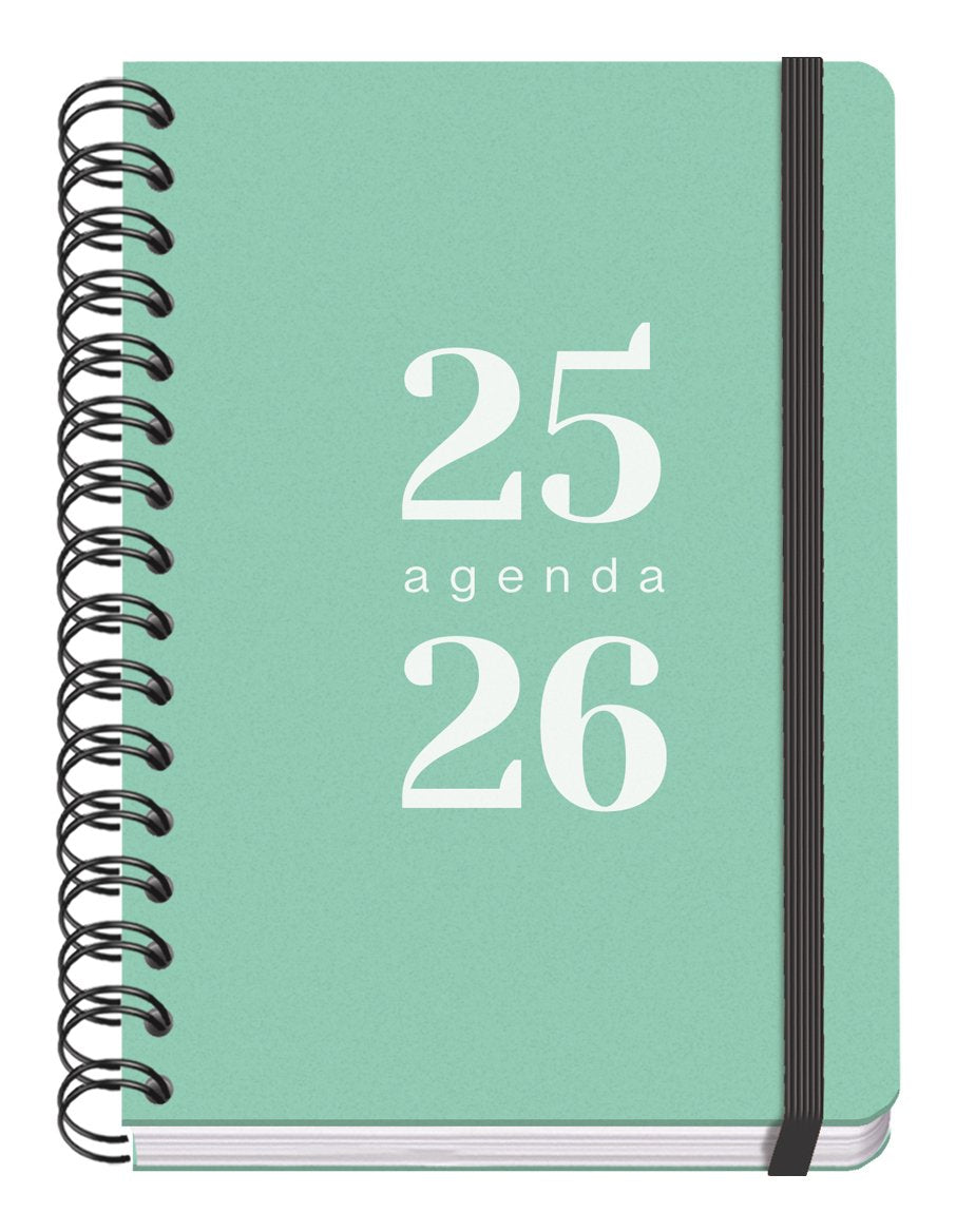 Dohe Agenda Escolar Grammar A5 Espiral Doble Dp Tapa Pp Verde 2025-2026