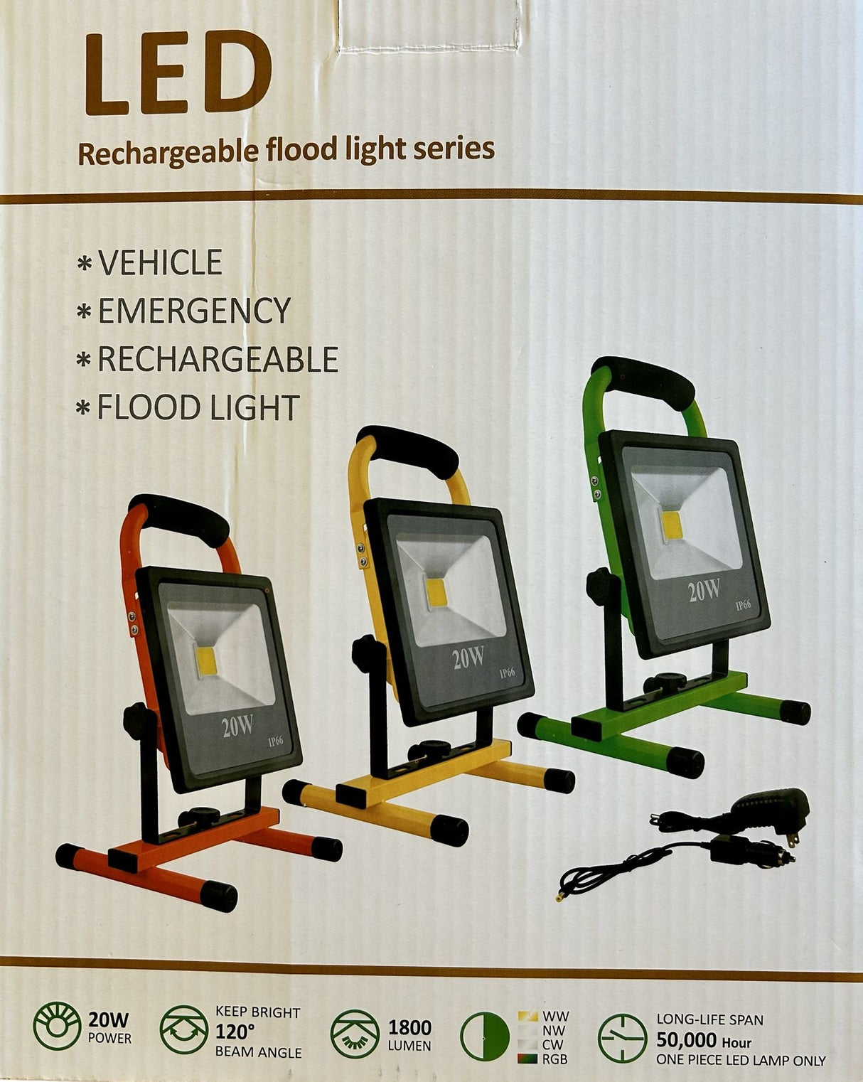 EAN 5704174286844 - CoreParts MSPP8041 luz de trabajo Negro LED 20 W imagen 4
