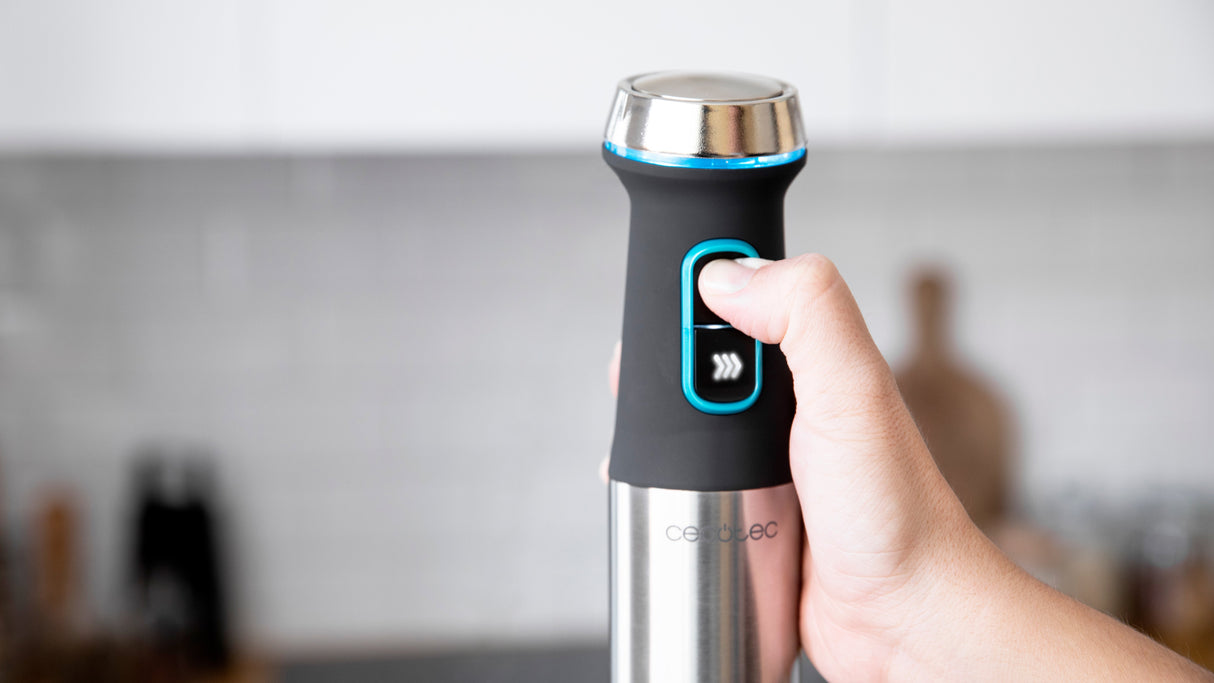 EAN 8435484042932 - Cecotec Power TitanBlack 1200 XL PerfectCream&Crush Batidora de inmersión 1200 W Negro, Verde, Acero inox imagen 8