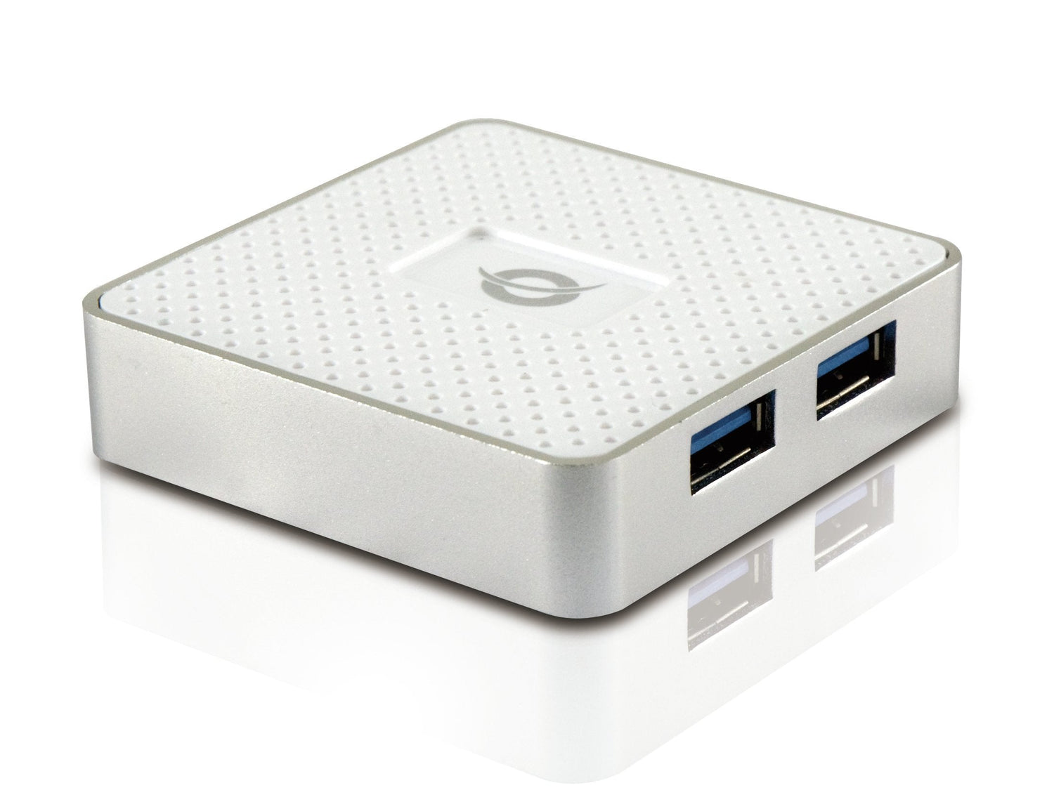 Hub Usb 3.0 Conceptronic Hubbies03w 4 Puertos Usb 3.0 Con Alimentador Color Blanco
