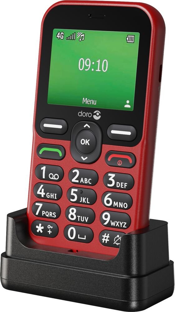 EAN 7322460089894 - Doro Leva E10 6,1 cm (2.4") 118,9 g Rojo Teléfono para personas mayores imagen 6