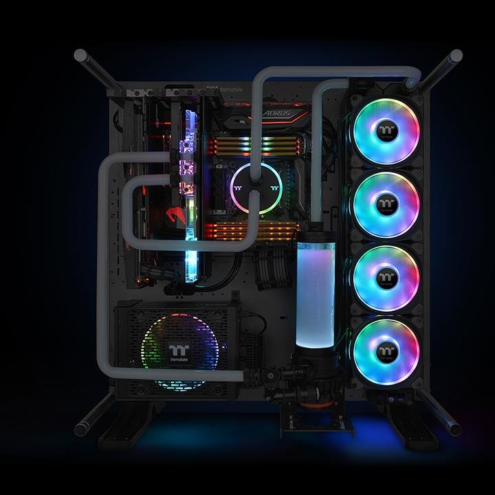 Thermaltake Riing Duo 14 Rgb Radiator Fan Tt Premium Edition
