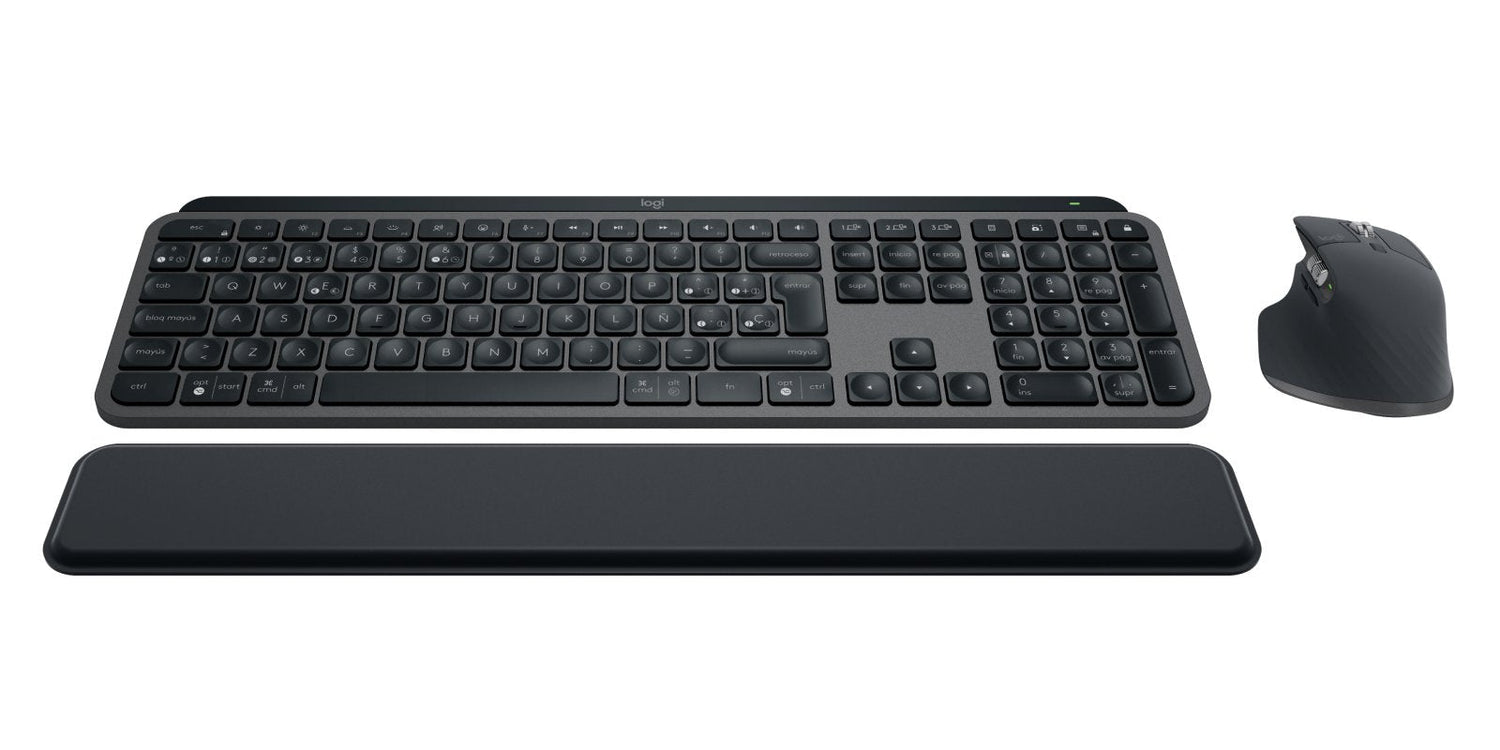 Teclado + Ratón Logitech Mx Keys Combo For Business Gen 2 Rf Wireless + Bluetooth Qwerty Español Grafito