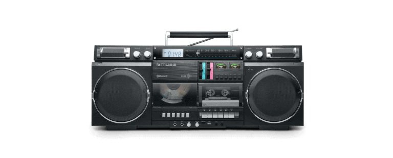 Radio Muse M-380 Gb Ghetto Blasters, Black