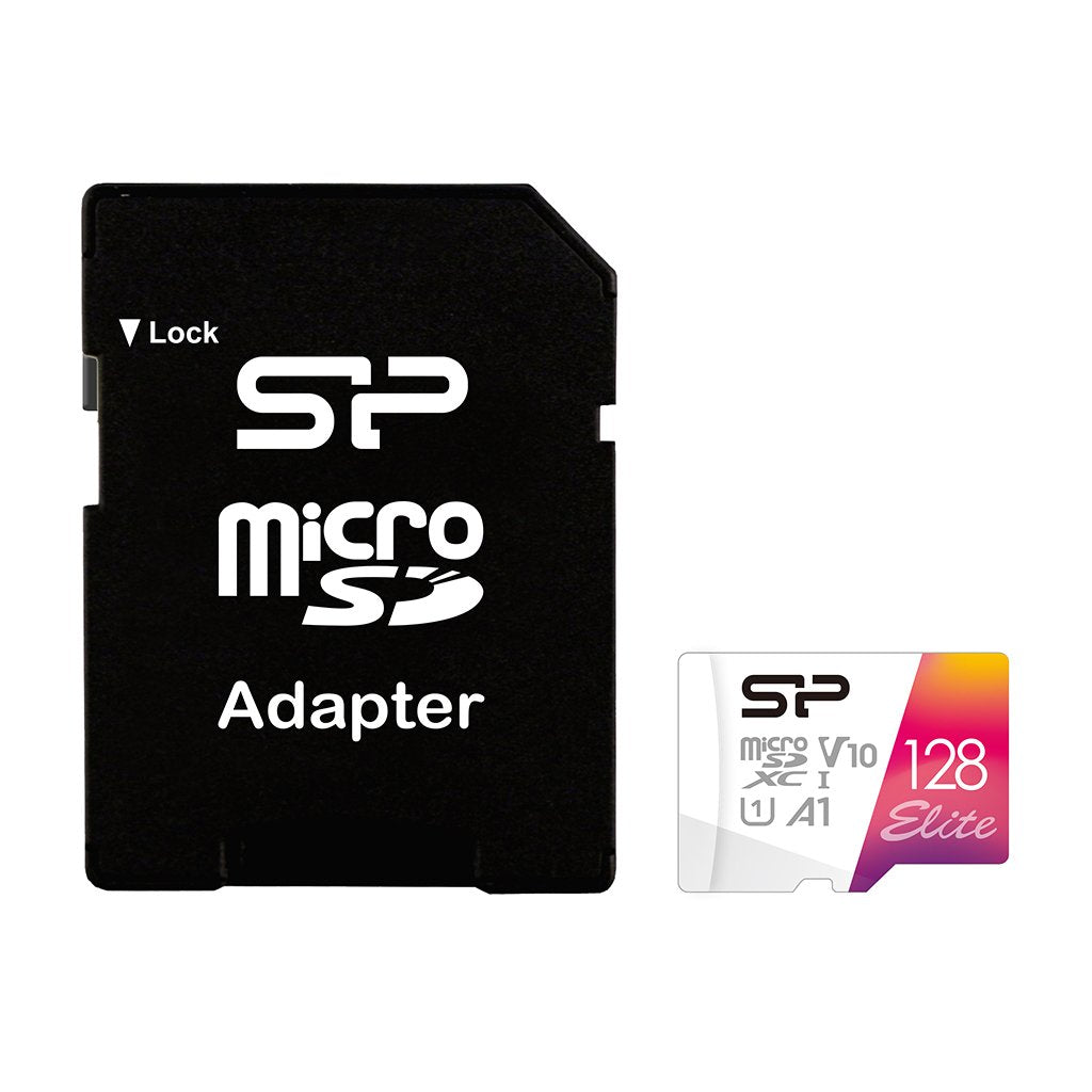 Tarjeta De Memoria Silicon Power Elite Micro Sdxc 128gb Uhs-I A1 V10