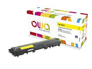 Tóner Compatible Owa Brother Tn-247y Amarillo (2300 Páginas) Con Chip