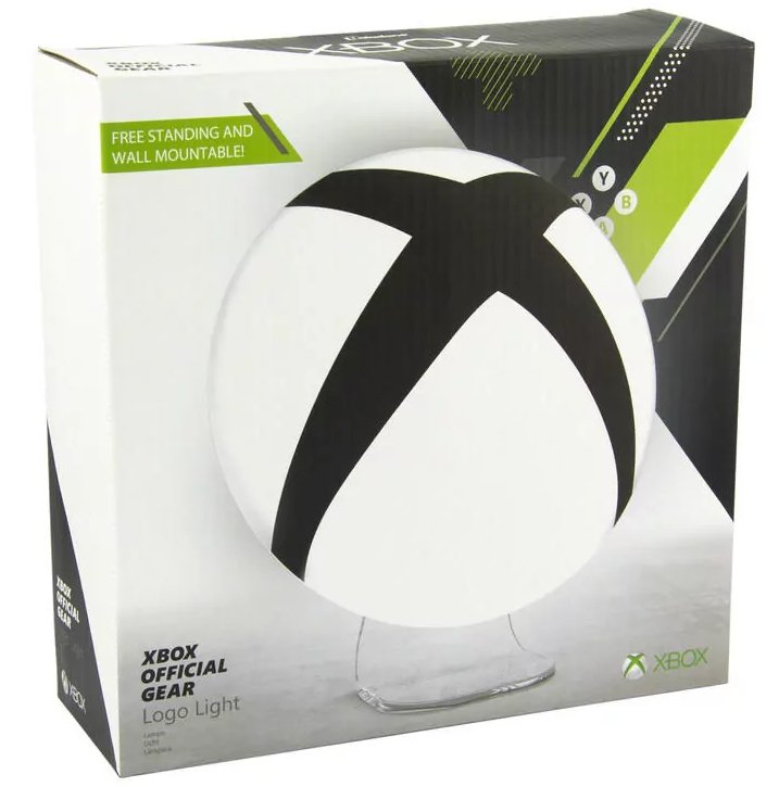 Lámpara Paladone Logo Xbox Funciona Con Usb O Batería Puede Montarse En Pared Licencia Oficial