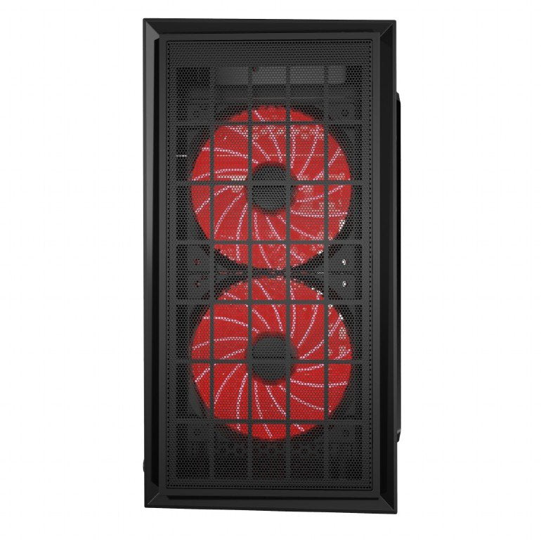 EAN 8716309116664 - Gembird CCC-FORNAX-950R carcasa de ordenador Midi Tower Negro, Rojo imagen 2
