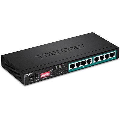 EAN 0710931161328 - Trendnet TPE-LG80 switch No administrado Gigabit Ethernet (10/100/1000) Energía sobre Ethernet (PoE) Negr imagen 1