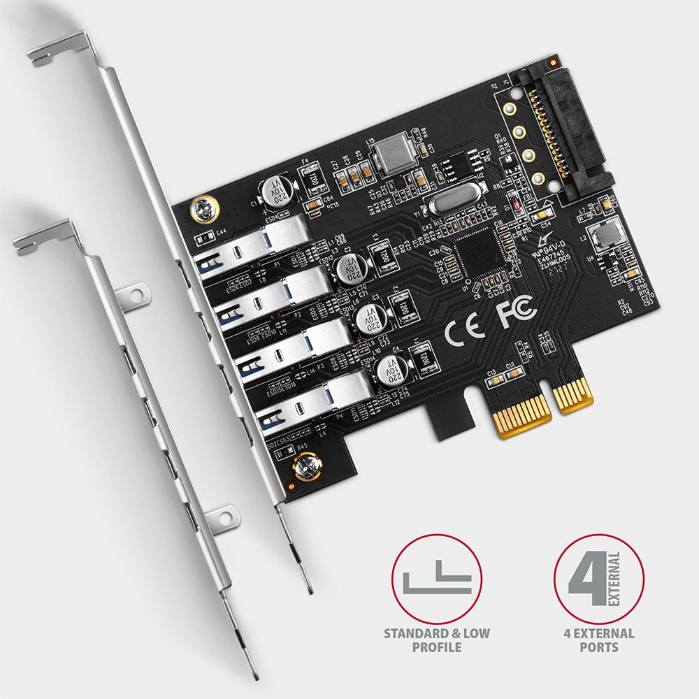 EAN 8595247906960 - Axagon PCEU-43RS tarjeta y adaptador de interfaz Interno USB 3.2 Gen 1 (3.1 Gen 1) imagen 3