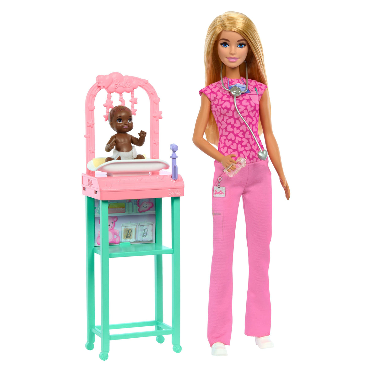 Muñeca Barbie Deluxe Careers Pediatra Playset Jcr72