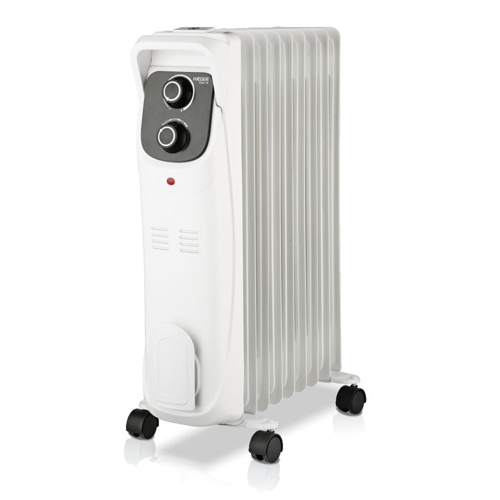 EAN 5608475013911 - Haeger OH-009.006A calefactor eléctrico Interior Negro, Blanco 2000 W Radiador de aceite eléctrico imagen 1