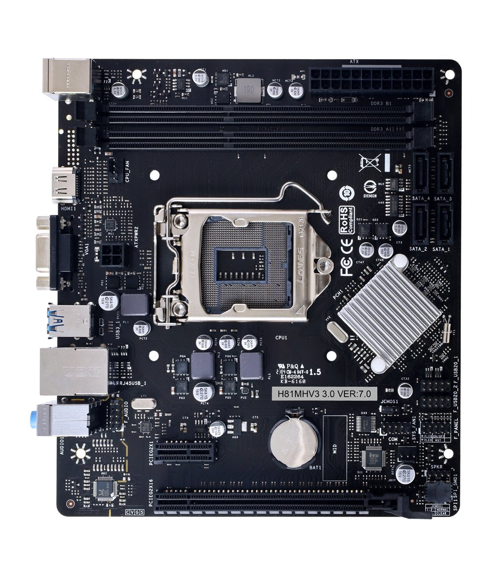 EAN 4712960685598 - Biostar H81MHV3 3.0 H81 Intel® H81 LGA 1150 (Zócalo H3) micro ATX imagen 1