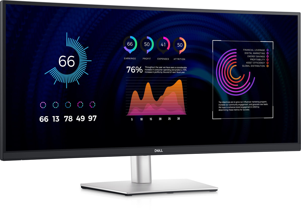 EAN 5397184657256 - DELL P Series P3424WE pantalla para PC 86,7 cm (34.1") 3440 x 1440 Pixeles 4K Ultra HD LCD Negro imagen 1