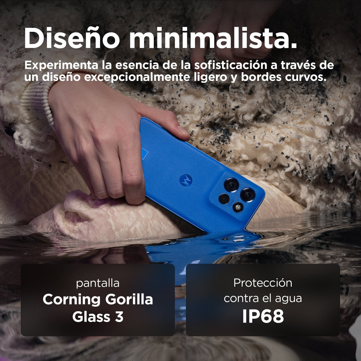 EAN 840023280047 - Motorola edge 50 Neo 16,1 cm (6.36") SIM doble Android 14 5G USB Tipo C 8 GB 256 GB 4310 mAh Azul imagen 6