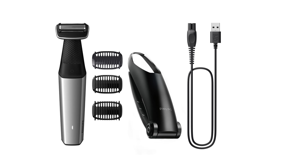 EAN 8720689020589 - Philips BODYGROOM Series 5000 BG5021/15 afeitadora corporal Negro, Plata imagen 2