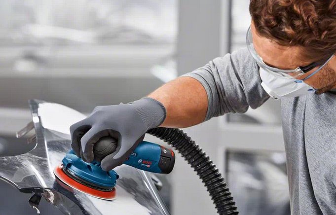 Bosch Lijadora Inalámbrica Gex 12v-125 Professional Solo, 12 Voltios 601372100