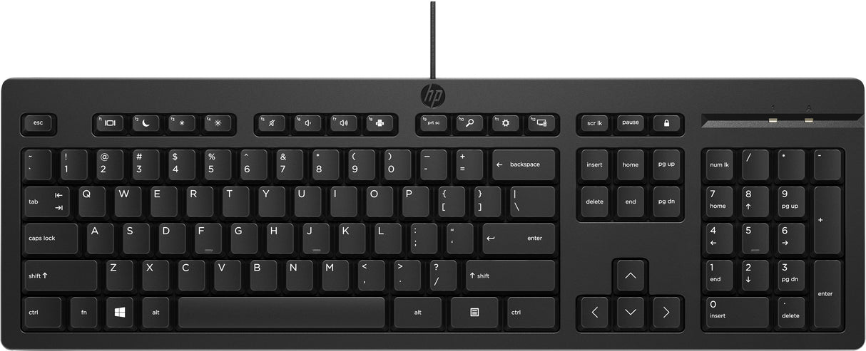 EAN 5715063540848 - HP 125 USB WD KBD (Bulk 12) teclado Universal QWERTY Inglés Negro imagen 6